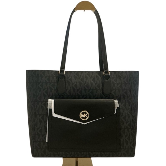 Michael Kors Black Tote Bag - Picture 1 of 2